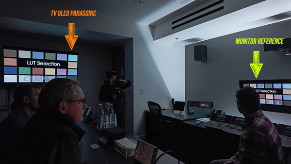 Company 3 studio colorist monitor reference TV OLED Panasonic