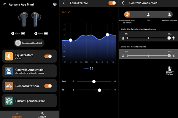 Creative Aurvana Ace Mimi: xMEMS e Mimi insieme. App