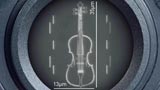 Il violino più piccolo del mondo? Appena 35 micrometri di lunghezza è invisibile a occhio nudo