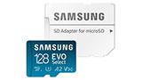 Che prezzi: microSD Samsung EVO Select oggi a soli 17 la 128GB e 26 la 256GB, ok anche per filmare in 4K!