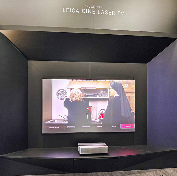 Leica Cine 1 proiettore LaserTV UST IFA 2022