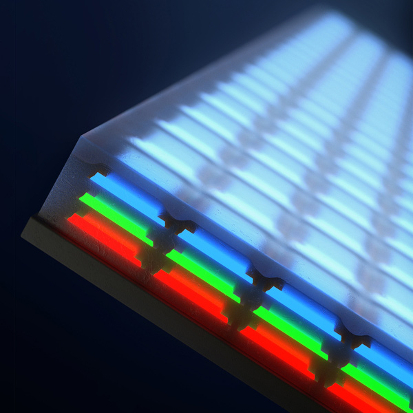 Micro LED stacked MIT