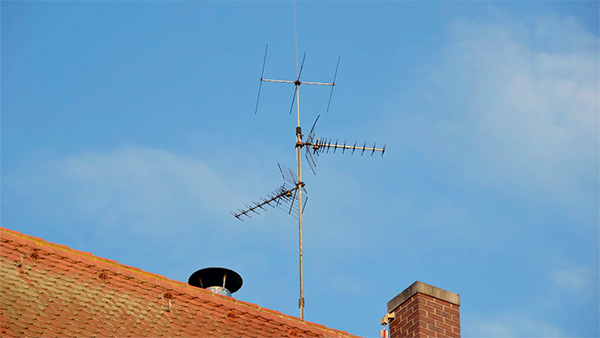 antenne TV tetto