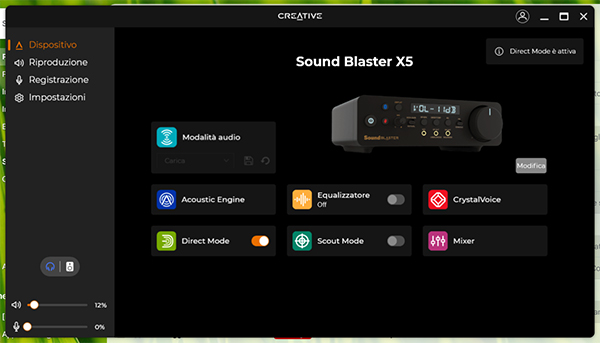 Creative Sound Blaster X5 recensione