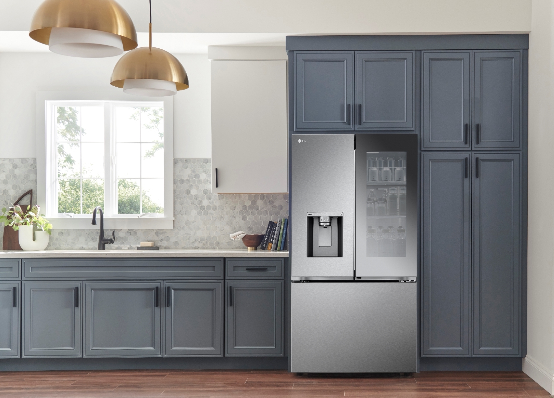 Nuovo modello di frigorifero da incasso LG InstaView French-Door
