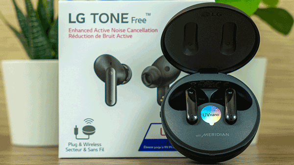 LG Tone Free FP9 UVnano sterilizzazione