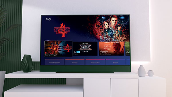 Sky Glass TV 4K HDR Dolby Atmos Netflix DAZN
